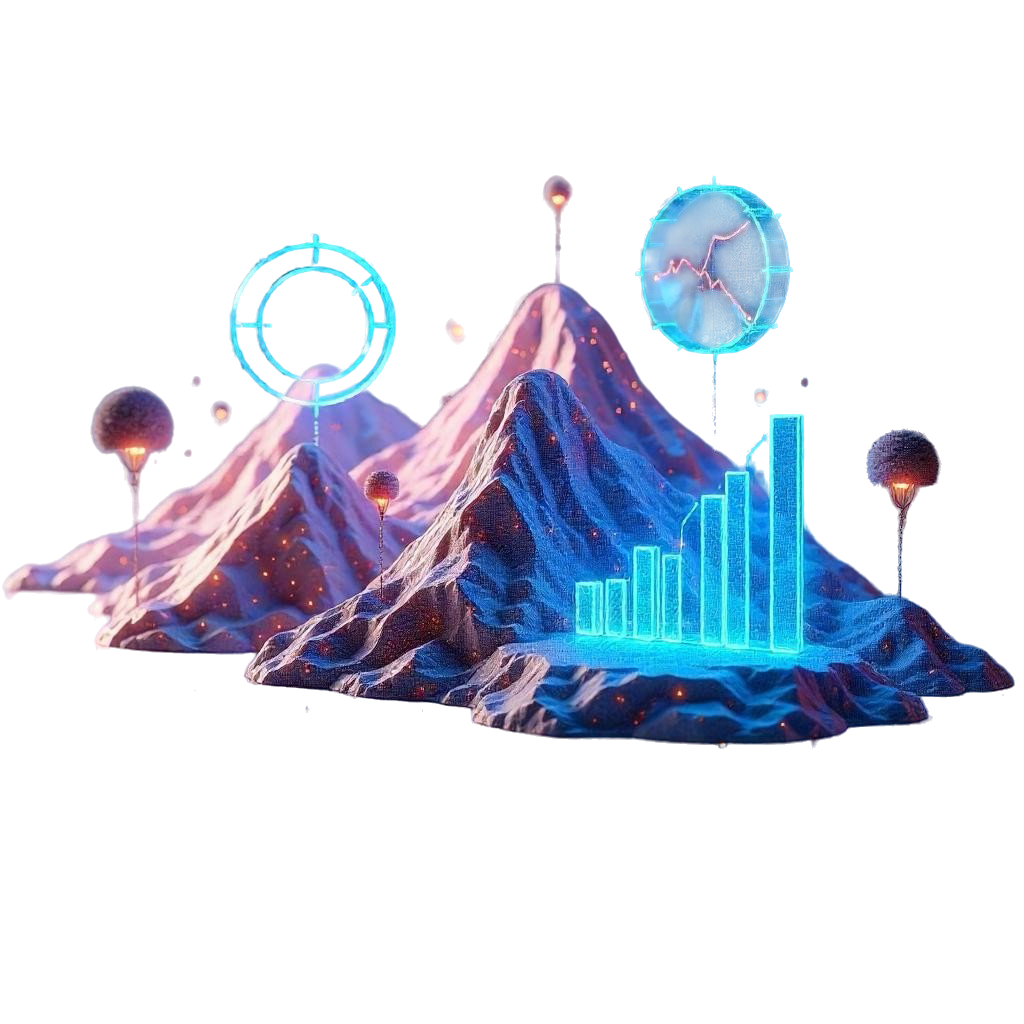 Crypto Analytics Illustration